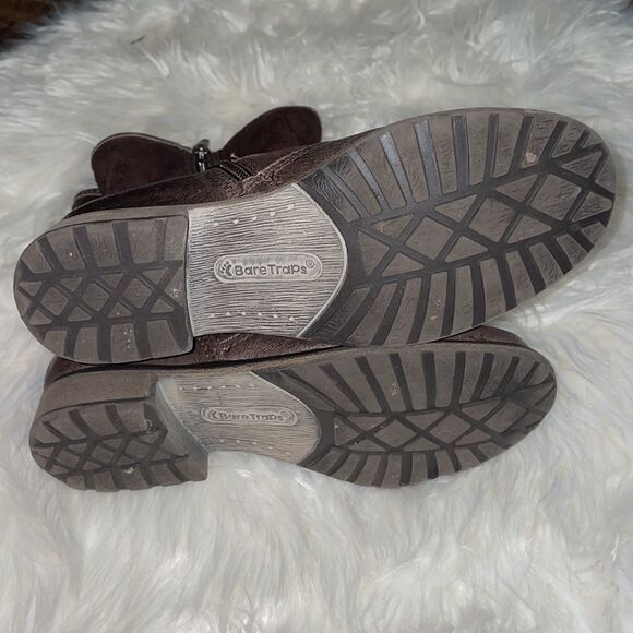 ✨Baretraps Sabella Brown Leather Ankle Boots - Picture 7 of 9